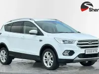 Used Ford Kuga Titanium 120 HP (88 kW) 2018 White SUV