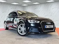 Used Audi A3 Sportback S-Line 150 HP (110 kW) 2019 Black Hatchback