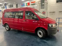 Used VW T5 140 HP (102 kW) 2012 Red Van