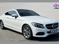 Used Mercedes C250 Premium Plus 200 HP (147 kW) 2018 White Coupe