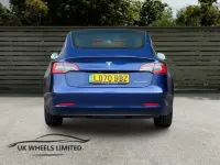 Used Tesla Model 3 Long Range AWD 77 kW (106 HP) 2020 Blue Sedan