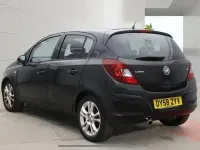 Used Vauxhall Corsa 89 HP (65 kW) 2008 Black Hatchback