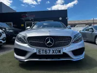 Used Mercedes C220 AMG line 170 HP (125 kW) 2017 Silver Sedan