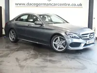 Used Mercedes C220 AMG line 170 HP (125 kW) 2017 Grey Sedan