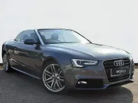 Used Audi A5 Cabriolet S-Line 177 HP (130 kW) 2015 Grey Cabriolet