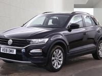 Usado VW T-Roc SE 150 HP (110 kW) 2018 Preto SUV