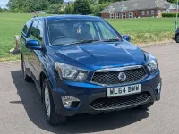 Used SsangYong Korando 2014 Blue SUV
