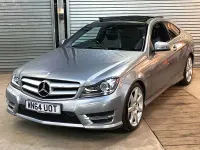 Used Mercedes C220 Sport Edition 168 HP (123 kW) 2014 Silver Coupe