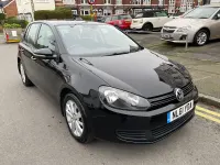 Used VW Golf VI Match 105 HP (77 kW) 2011 Black Hatchback
