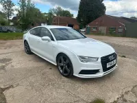 Used Audi A7 Black Edition 2016 White Hatchback