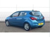 Used Vauxhall Corsa Design Edition 90 HP (66 kW) 2017 Blue Hatchback