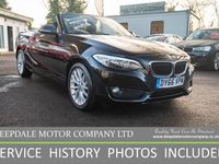 Used BMW 218 2016 Black Cabriolet
