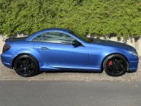 Used Mercedes SLK280 2009 Blue Cabriolet