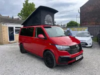 Used VW T6.1 Startline 150 HP (110 kW) 2020 Red Van