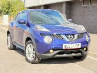 Used Nissan Juke N-Connecta 110 HP (80 kW) 2016 Blue SUV