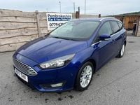 Used Ford Focus Zetec 120 HP (88 kW) 2017 Blue Estate