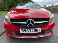 Used Mercedes A180 109 HP (80 kW) 2017 Red Hatchback