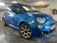 Used Fiat 500C S 69 HP (50 kW) 2015 Blue Cabriolet
