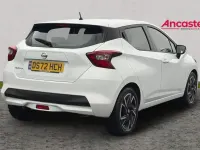 Second-hand Nissan Micra Acenta 91 CP (66 kW) 2022 Alb Hatchback