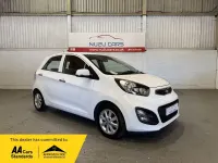 Used Kia Picanto 84 HP (61 kW) 2014 White Hatchback