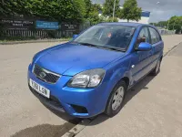 Used Kia Rio 109 HP (80 kW) 2011 Blue Hatchback