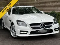 Used Mercedes SLK250 AMG 204 HP (150 kW) 2015 White Cabriolet