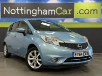 Używany Nissan Note Acenta 98 KM (72 kW) 2014 Niebieski Hatchback