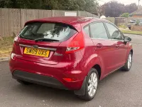 Used Ford Fiesta Zetec 82 HP (60 kW) 2009 Red Hatchback