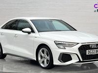 Used Audi A3 S-Line 110 HP (80 kW) 2022 White Sedan