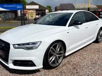 Used Audi A6 Black Edition 190 HP (139 kW) 2017 White Sedan