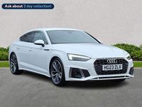 Used Audi A5 Sportback S-Line 163 HP (119 kW) 2023 White Hatchback
