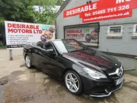 Used Mercedes E220 AMG 2014 Black Cabriolet