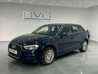 Used Audi A3 150 HP (110 kW) 2017 Blue Hatchback