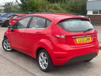 Used Ford Fiesta Zetec 82 HP (60 kW) 2012 Red Hatchback