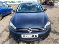 Used VW Golf VI SE 122 HP (89 kW) 2009 Blue Hatchback