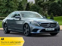 Used Mercedes C220 2020 Grey Sedan