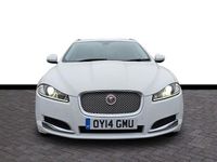 Begagnad Jaguar XF Premium Luxury 2014 Vit Kombi