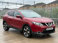 Used Nissan Qashqai N-TEC 110 HP (80 kW) 2014 Red SUV