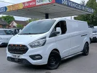 Begagnad Ford Transit Custom Limited 130 HK (95 kW) 2018 Vit Van
