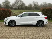 Used Audi A3 Sportback S-Line 150 HP (110 kW) 2020 White Hatchback