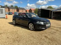Begagnad Audi A3 Cabriolet Sport 105 HK (77 kW) 2010 Svart Cab