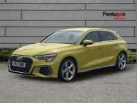 Used Audi A3 S-Line 147 HP (108 kW) 2023 Yellow Sedan
