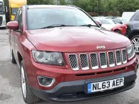 Used Jeep Compass Limited 172 HP (126 kW) 2013 Red SUV