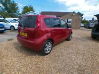 Used Nissan Note Acenta 88 HP (64 kW) 2007 Red Hatchback