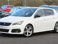 Used Peugeot 308 GT-line 130 HP (95 kW) 2020 White Hatchback