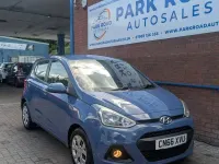 Used Hyundai i10 SE 67 HP (49 kW) 2016 Blue Hatchback
