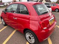 Used Fiat 500 Lounge 69 HP (50 kW) 2016 Red Hatchback