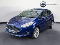 Usado Ford Fiesta Titanium 2015 Azul Citadino
