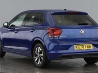 Used VW Polo Match 80 HP (58 kW) 2020 Blue Hatchback
