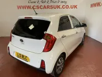 Used Kia Picanto 84 HP (61 kW) 2017 White Hatchback